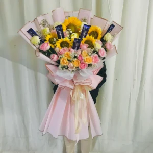 Karangan Buket Bunga Valentine Solo 5