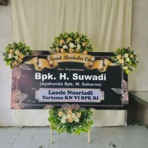 Karangan Papan Bunga Duka Cita Solo 19