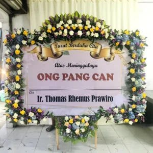 Karangan Papan Bunga Duka Cita Solo