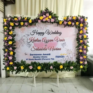 Karangan Papan Bunga Wedding Solo 28