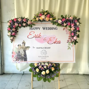 Karangan Papan Bunga Wedding Solo 7