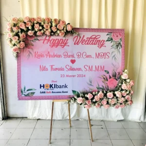 Karangan Papan Bunga Wedding Solo 8