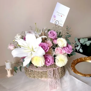 Karangan Bunga Meja Ulang Tahun Solo 8