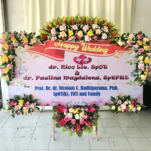 Papan Bunga Wedding Solo 25