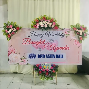 Karangan Papan Bunga Wedding Solo 27