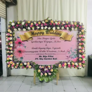 Karangan Papan Bunga Wedding Solo 35