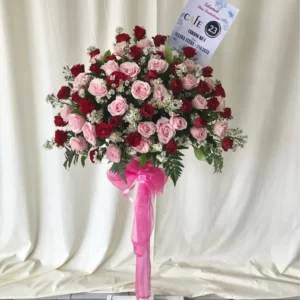 Karangan Standing Flower Ucapan Selamat Solo 1