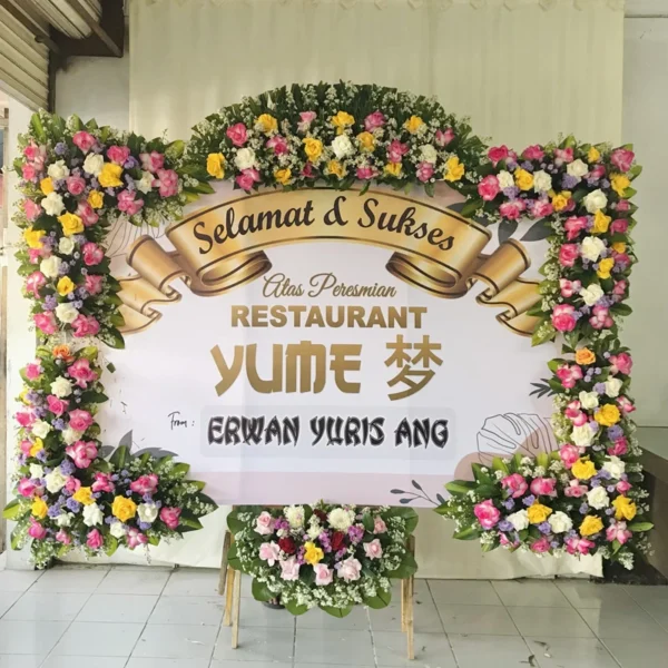 Papan Bunga Ucapan Selamat PBUS1