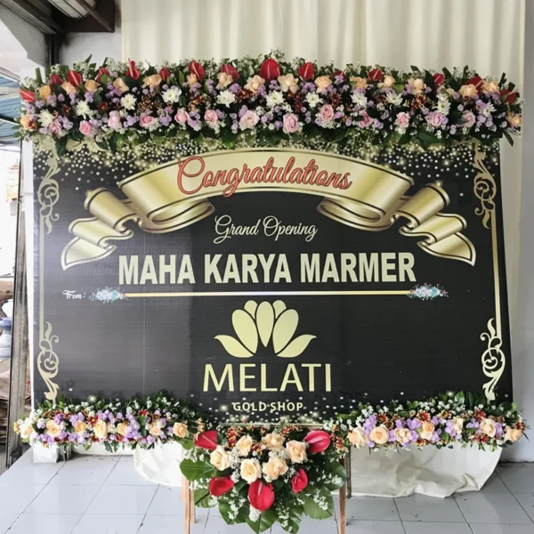 Papan Bunga Ucapan Selamat PBUS5