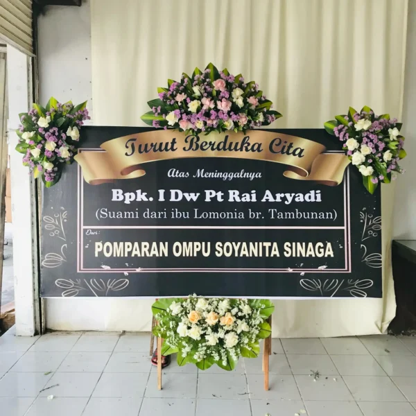 Papan Bunga Duka Cita PBDC12