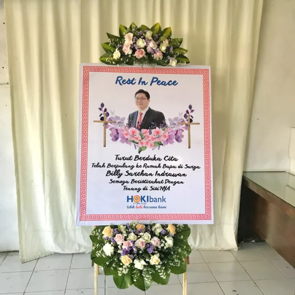 Karangan Papan Bunga Duka Cita Solo 14