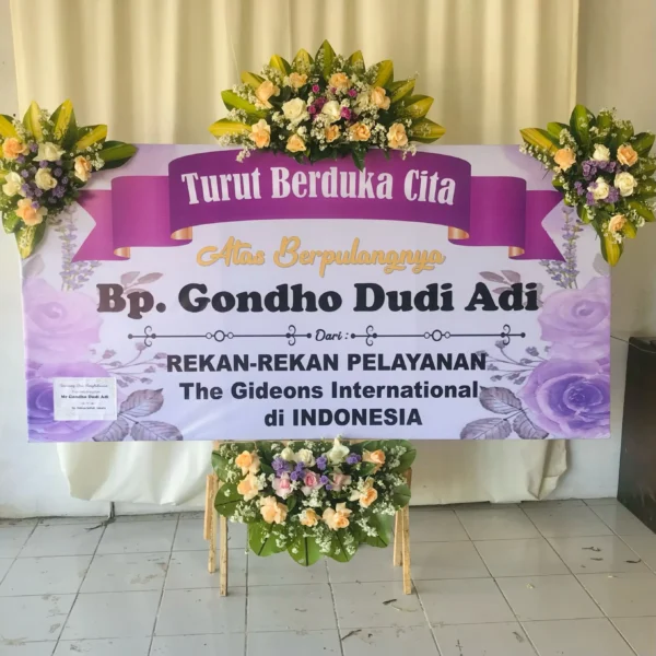 Karangan Papan Bunga Duka Cita Solo 18