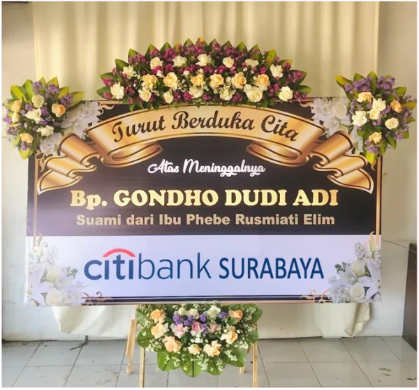 Papan Bunga Duka Cita PBDC24