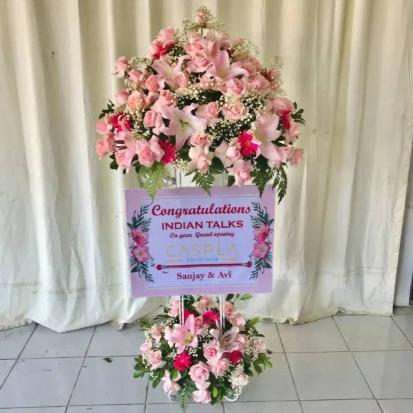 Karangan Standing Flower Ucapan Selamat Solo 4